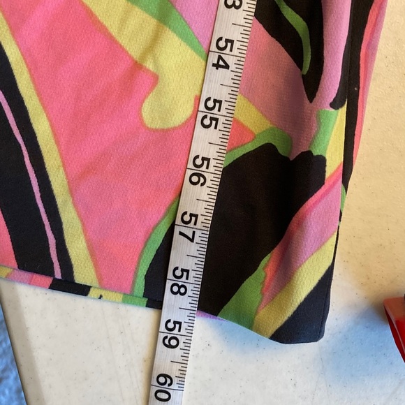 Vintage 80s Cream and Multicolor Maxi Dress - Picture 6 of 6